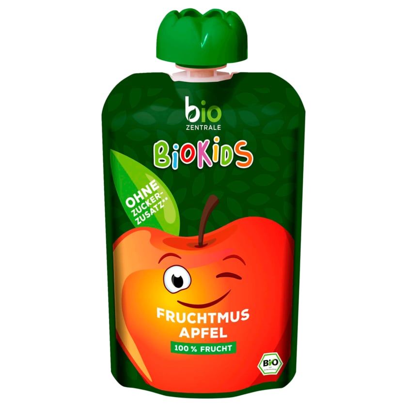 Biozentrale BioKids Bio Fruchtmus Apfel 90g